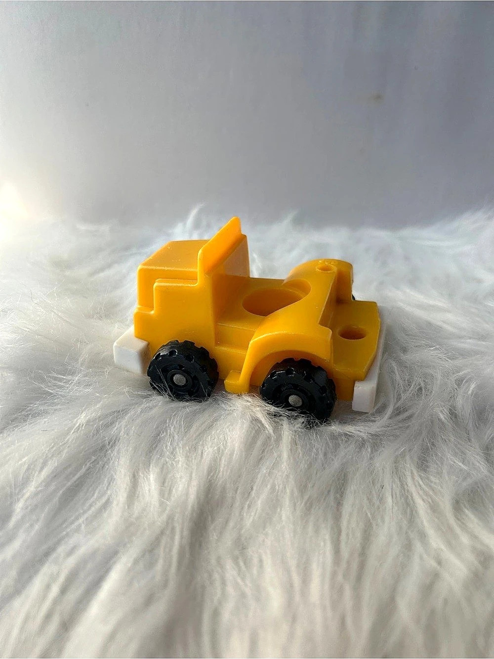 Fisher-Price Little People Hauler Truck Yellow Toy Truck